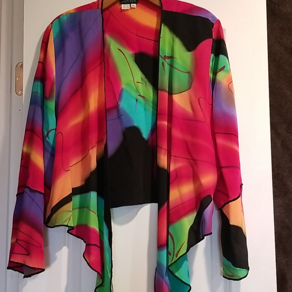 Gently used Silk Bolero Jacket/cover-up